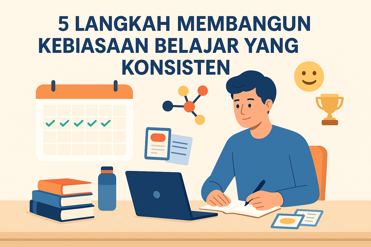 5 Langkah Membangun Kebiasaan Belajar yang Konsisten