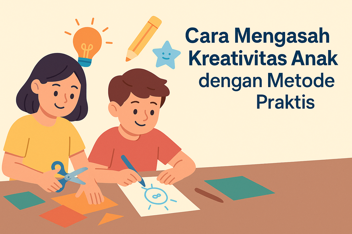 Cara Mengasah Kreativitas Anak dengan Metode Praktis